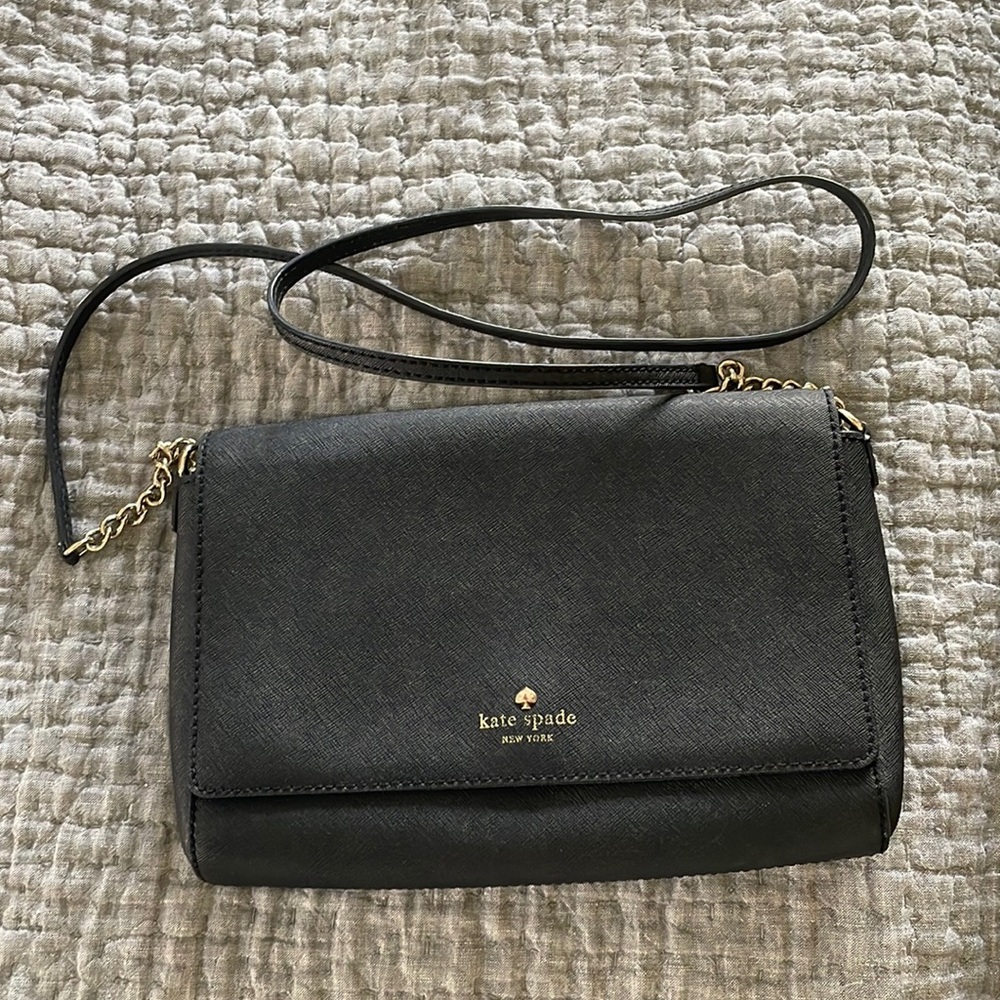 kate spade Black Crossbody Chain Strap Shoulder Bag